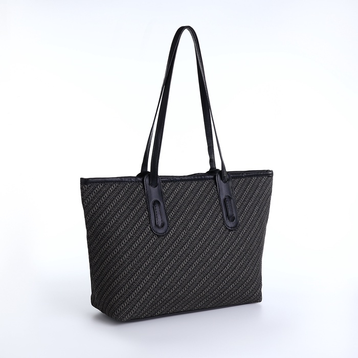 Сумка женская на молнии, средний размер, цвет чёрный Сумка женская на молнии, средний размер, цвет чёрный