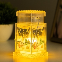 Ночник "Новый год" LED 1Вт 3хLR44 МИКС 6х6х10,5см RISALUX Ночник "Новый год" LED 1Вт 3хLR44 МИКС 6х6х10,5см RISALUX