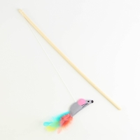 Дразнилка из фетра &laquo;&lrm;Мышка&raquo;, 7,8х3,1 см