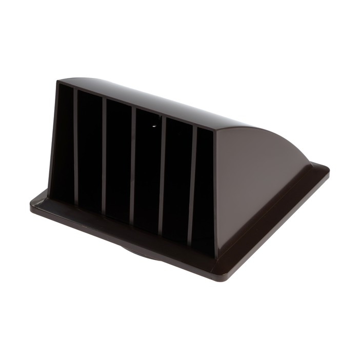 Выход стенной Выход стенной "ВИЕНТО" 125ВСП, 170 х 170 мм, d=125 мм, с обратным клапаном, коричневый