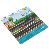 Настольная игра. Геоборд с доп. элементами &laquo;Машинки&raquo; 20х20 см