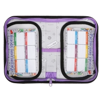 Пенал 1 секция, 130 х 210 х 40 мм, 2 откидные планки, тканевый, Calligrata TOP, Content "Бульдожки" Пенал 1 секция, 130 х 210 х 40 мм, 2 откидные планки, тканевый, Calligrata TOP, Content "Бульдожки"