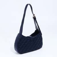 Сумка-багет на молнии, цвет синий Сумка-багет на молнии, цвет синий