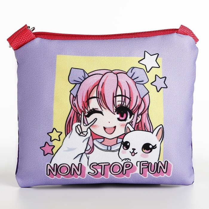 Набор подарочный для девочки Набор подарочный для девочки "Аниме", сумка, блокнот