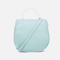 Сумка детская для девочки на магните, цвет светло-бирюзовый