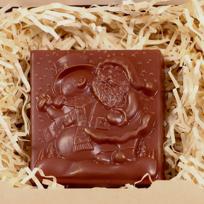 Шоколадная фигурка «Дед Мороз и Снеговик», 80 г Шоколадная фигурка «Дед Мороз и Снеговик», 80 г