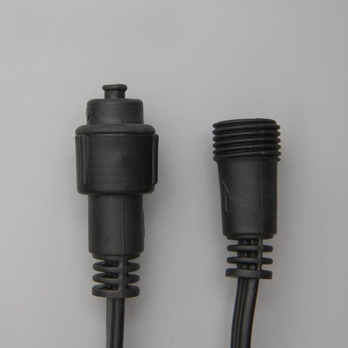 Гирлянда &laquo;Занавес&raquo; 2 &times; 1.5 м, IP44, УМС, тёмная нить, 360 LED, свечение белое, 220 В