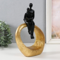 Сувенир полистоун "Абстракция. Чтение книги" золото с чёрным 18,5х6х25 см Сувенир полистоун "Абстракция. Чтение книги" золото с чёрным 18,5х6х25 см