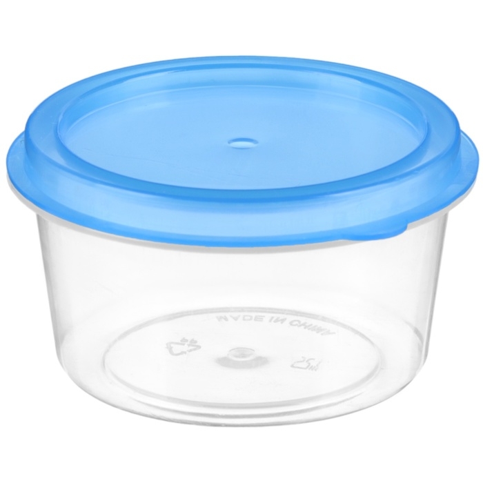 Набор контейнеров для хранения детского питания 8 шт., 50 мл., круглые, с крышками, цвета МИКС