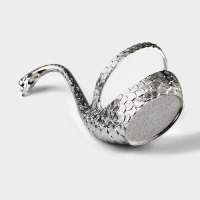 Набор ложек на подставке Magistro &laquo;Серебряный лебедь&raquo;, 7,5&times;5&times;14 см, цвет серебряный