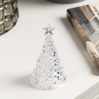 Фигура световая &laquo;Елочка&raquo; 10х6 см, от батареек 3хAG13 (в комплекте), свечение тёплое белое