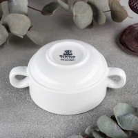 Бульонница фарфоровая Wilmax Stella, 270 мл, d=10 см, цвет белый