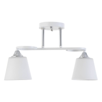 Люстра "Либерти" 2х60Вт Е27 Белый 44х12х25см Люстра "Либерти" 2х60Вт Е27 Белый 44х12х25см