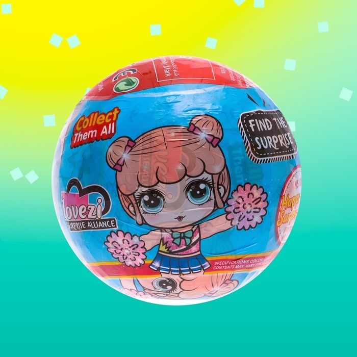 Игрушка-сюрприз «Модная крошка» в шаре, МИКС Игрушка-сюрприз «Модная крошка» в шаре, МИКС