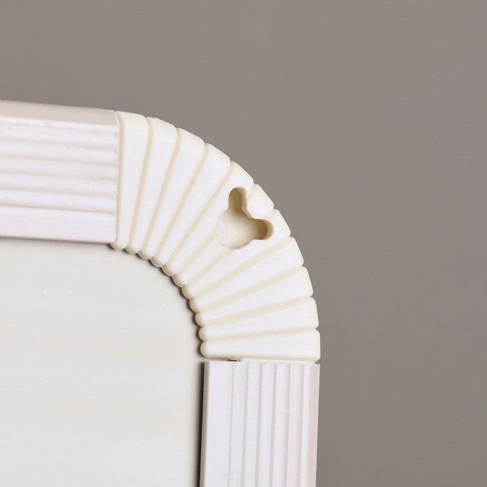 Зеркало интерьерное напольное, акрил, 35 х 95 см белое, Зеркало интерьерное напольное, акрил, 35 х 95 см белое,