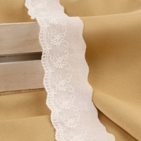 Кружево шитьё 50мм*15&plusmn;1ярд(13,7м&plusmn;1м) белый АУ