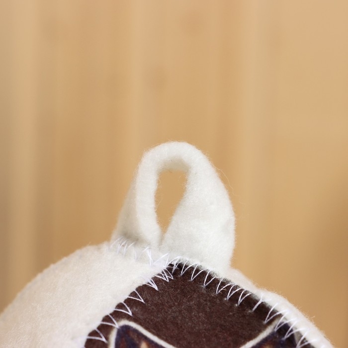 Шапка для бани Шапка для бани "Вожак стаи" принт