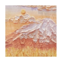 Блок для записей 80 х 80 мм, 80 листов Горный склон ЗD Блок для записей 80 х 80 мм, 80 листов Горный склон ЗD