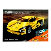 Конструктор инерционный «Спорткар», 357 деталей Конструктор инерционный «Спорткар», 357 деталей