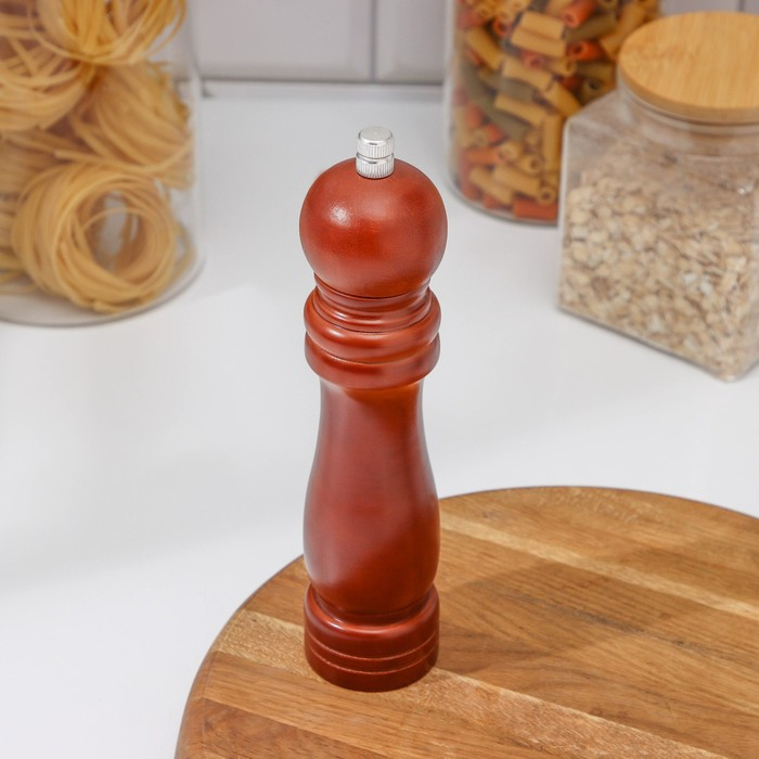 Мельница для специй Доляна &laquo;Дуновение леса&raquo;, 21&times;5 см, керамический механизм, цвет коричневый