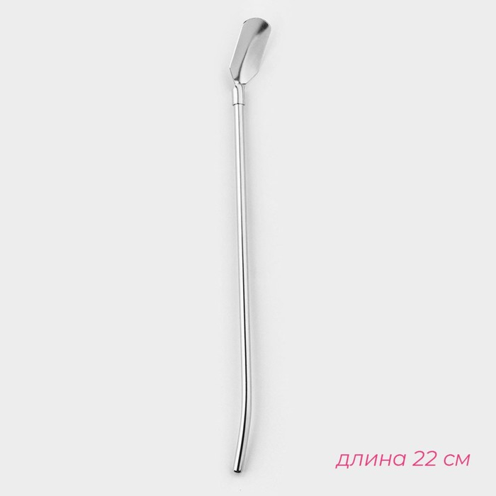 Набор ложек-трубочек барных Доляна &laquo;Витые&raquo;, длина 22 см, 6 шт