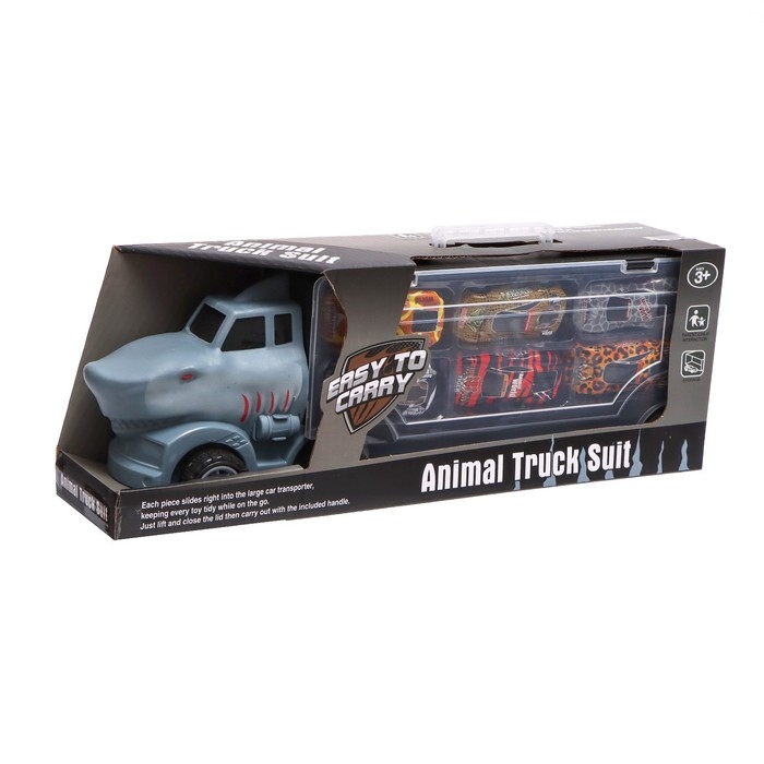 Грузовик &laquo;Акула. Перевозчик&raquo;, с машинками 6 шт.