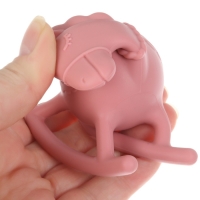 Игрушка - прорезыватель силиконовый с погремушкой &laquo;Лошадка&raquo;, цвет розовый, Крошка Я