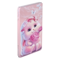 Пенал-футляр металлический 183 х 100 х 14 мм, Феникс "Розовый зайка" Пенал-футляр металлический 183 х 100 х 14 мм, Феникс "Розовый зайка"