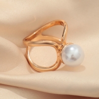 Кольцо для платка &laquo;Изящество&raquo;, цвет белый в золоте