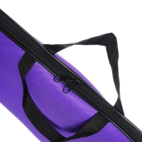 Папка с ручками текстильная А4, 360 х 270 х 20 мм, "Офис" 1Ш421, внутренний карман, фиолетовая