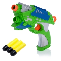 Пистолет &laquo;Воин&raquo;, стреляет мягкими пулями, цвета МИКС
