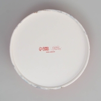 Коробка для макарун тубус с окном &laquo;Зимний город&raquo;, 12 х 12 х 5 см, Новый год