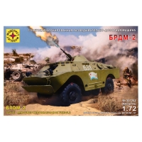 Сборная модель-бронемашина &laquo;Советская бронированная разведывательно-дозорная машина БРДМ-2&raquo; Моделист, 1/72, (307262)