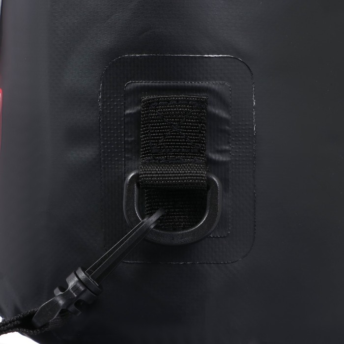 Гермомешок YUGANA, ПВХ, водонепроницаемый 5 литров, один ремень, черный