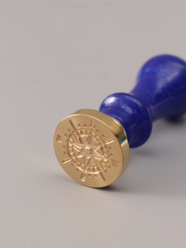 Сургучный набор "Компас" печать, ручка, сургуч 12,5х10х3,6 см