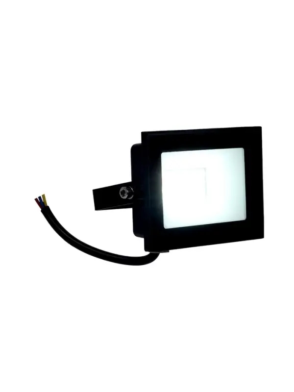 Прожектор  светодиодный VKL electric, 30 Вт, 3600 Лм, 6500К, IP65, 220V черный, свеч.хол.бел. 109814