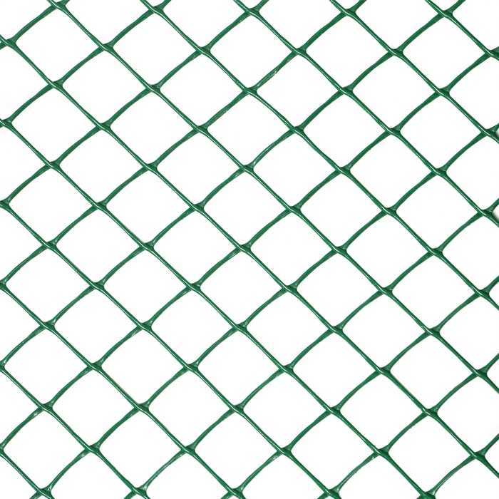 Сетка садовая, 1 &times; 10 м, ячейка ромб 40 &times; 40 мм, пластиковая, зелёная, Greengo