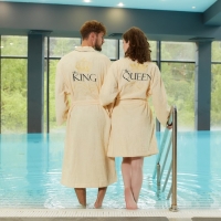 Халат махровый мужской King, размер 56-58, 100% хлопок Халат махровый мужской King, размер 56-58, 100% хлопок