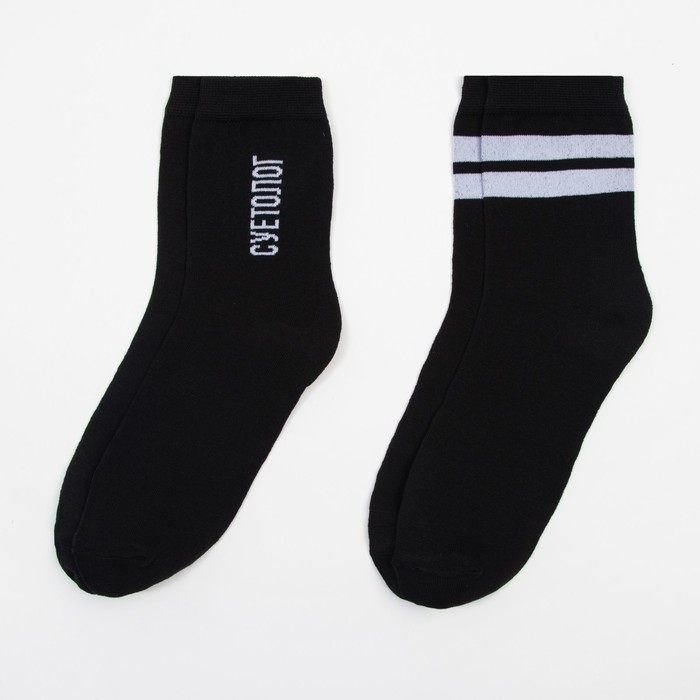 Набор мужских носков KAFTAN Набор мужских носков KAFTAN "Суетолог“ 2 пары, размер 41-44(27-29 см)