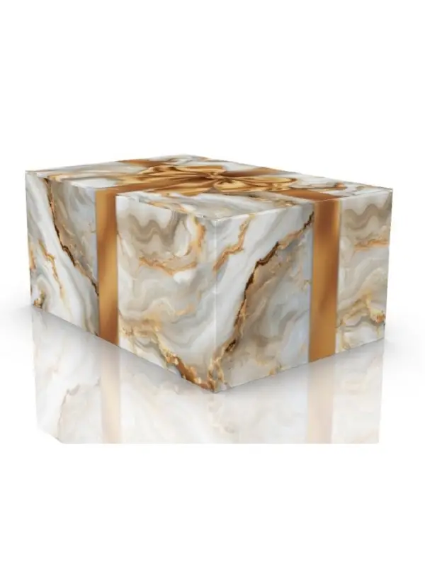 Коробка складная &laquo;Золотой бант&raquo;, 22 х 15 х 10 см