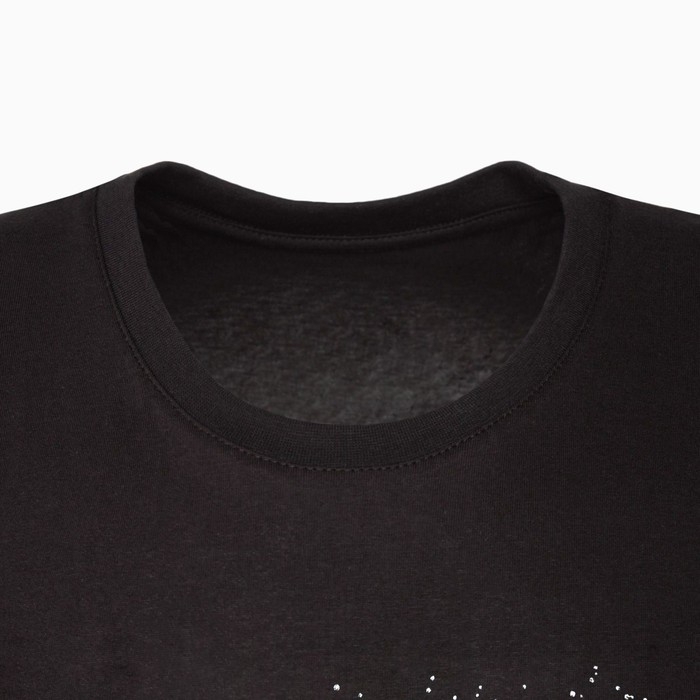 Футболка мужская новогодняя «Дед мороз», цвет чёрный, размер 56 Футболка мужская новогодняя «Дед мороз», цвет чёрный, размер 56