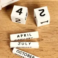 Календарь настольный &laquo;Ракушка&raquo;, 10&times;7&times;5.4 см, дерево, белый