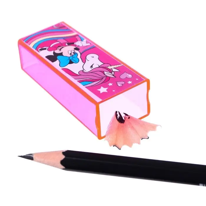 Точилка пластиковая прямоугольная, &laquo;Минни Маус&raquo;