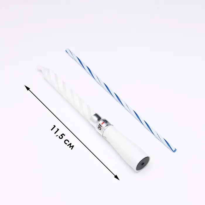 Свечи для торта, коктейльные 8 шт., 1 музыкальная