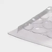 Форма для шоколада &laquo;Лепестки&raquo;, пластик, 20.5&times;10&times;1 см, прозрачная