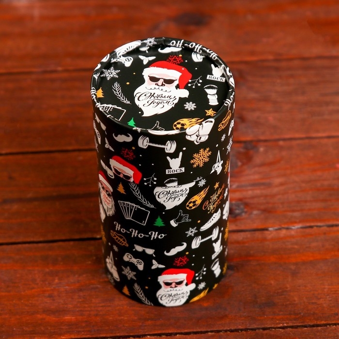 Коробка Коробка "Дед мороз" завальцованная без окна 8 х 14,5 см