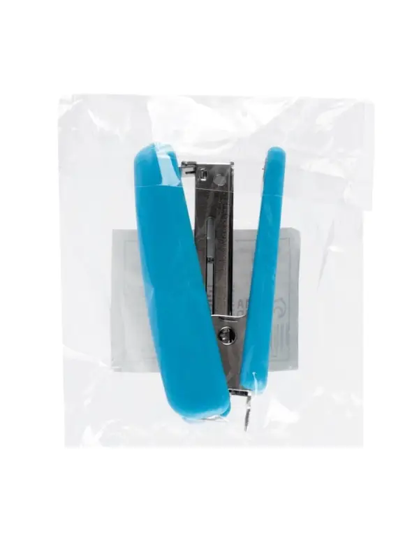 Степлер МИНИ №10 до 7 листов, корпус СИНИЙ