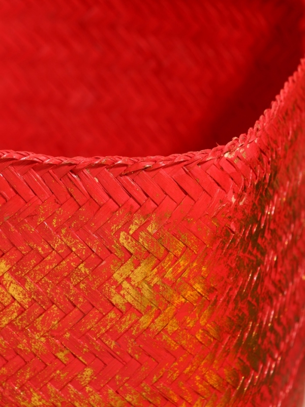 Корзинка плетеная "Голден" 20х20х26 см, розовый