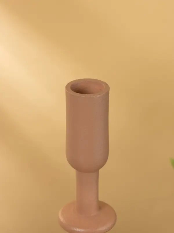 Подсвечник на 1 свечу "Бисквит" 10х10х35 см