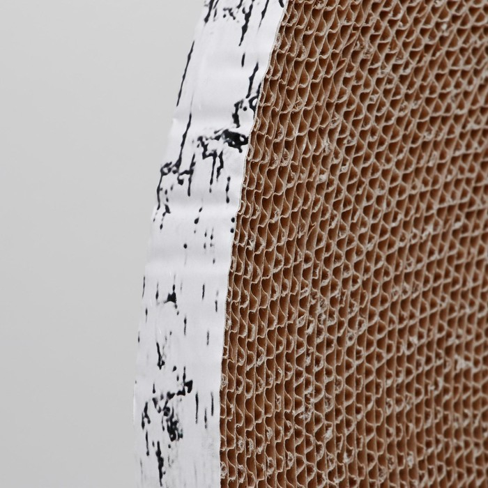 Гофрокогтеточка Гофрокогтеточка "Пижон" круглая "Спил березы", с пропиткой, 35 х 2,5 см